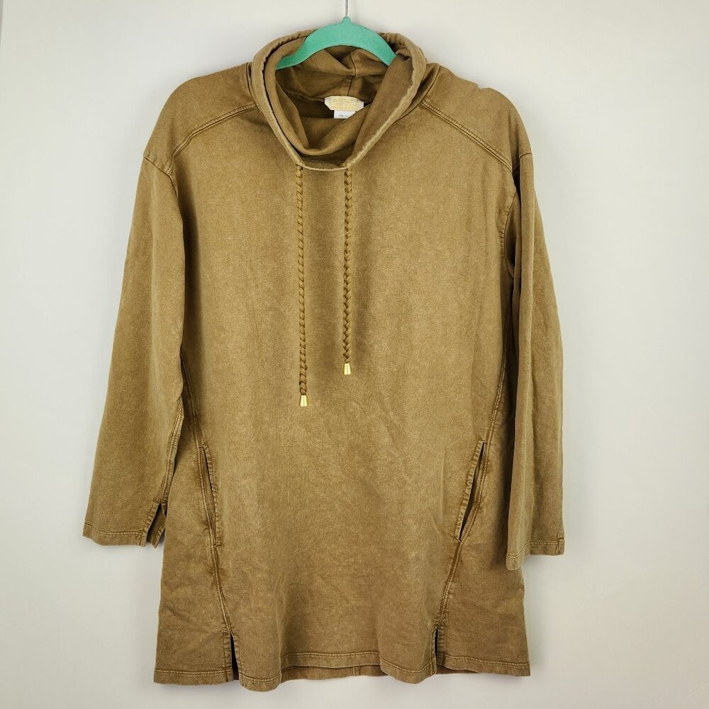 L*Space Cowl Neck Tunic Sweatshirt sz S